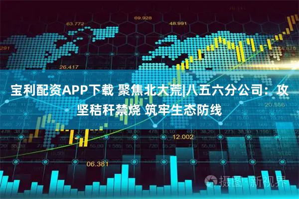 宝利配资APP下载 聚焦北大荒|八五六分公司：攻坚秸秆禁烧 筑牢生态防线