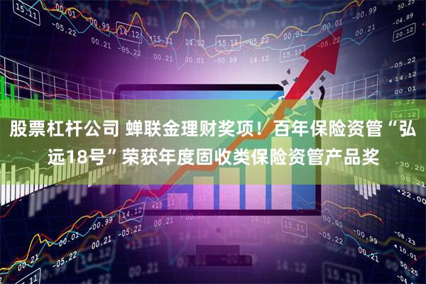 股票杠杆公司 蝉联金理财奖项！百年保险资管“弘远18号”荣获年度固收类保险资管产品奖